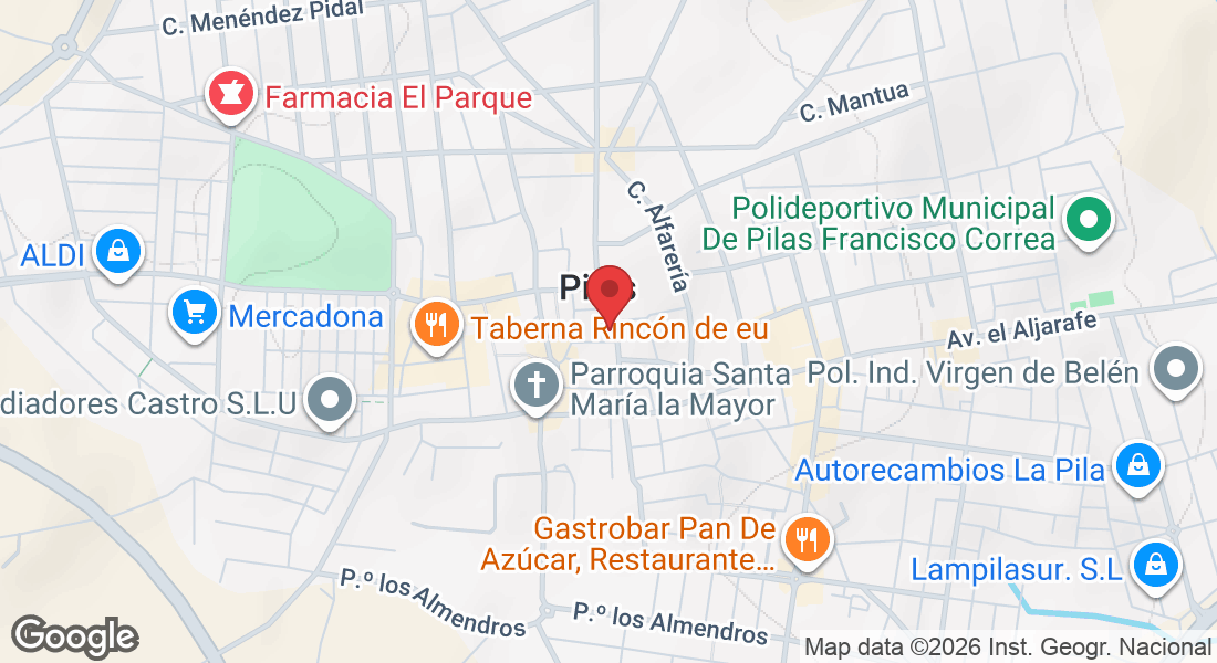C. Pineda, 17, 41840 Pilas, Sevilla, Spain