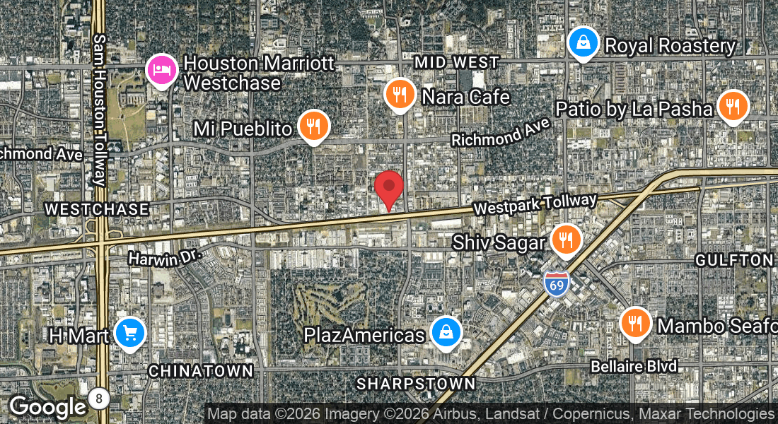 8950 Westpark Dr suite 117, Houston, TX 77063, USA