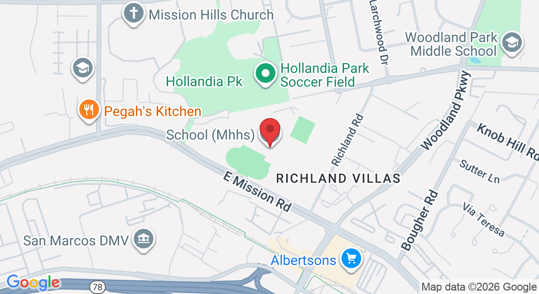 1 Mission Hills Ct, San Marcos, CA 92069, USA