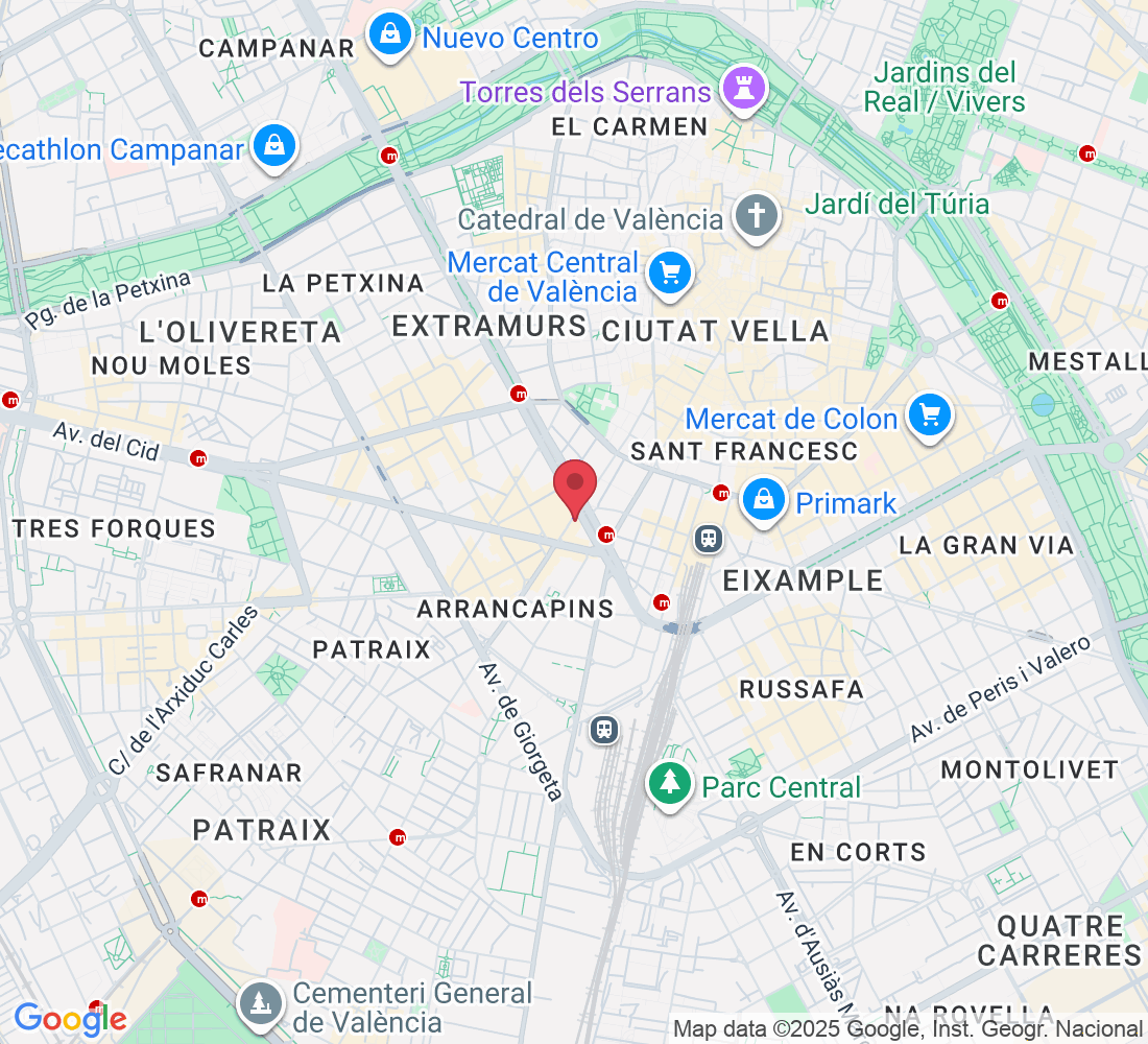 C/ de Jesús, 31-1, Extramurs, 46007 València, Valencia, Spain