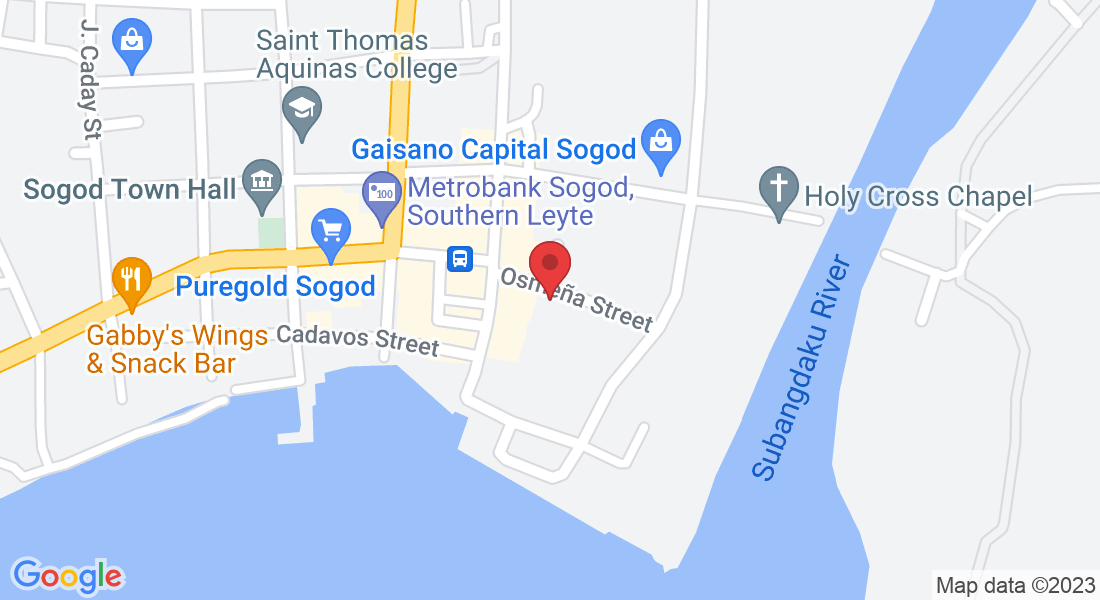 9XMM+FHR, Osmeña Street, Sogod, 6606 Southern Leyte, Philippines