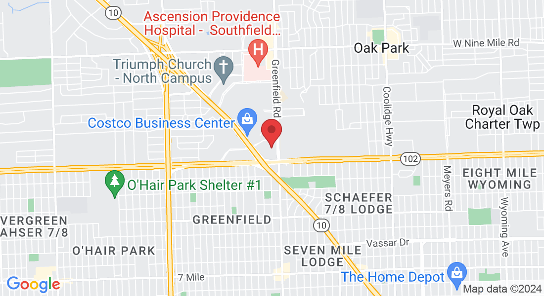 20905 Greenfield Rd suite 701m, Southfield, MI 48075, USA