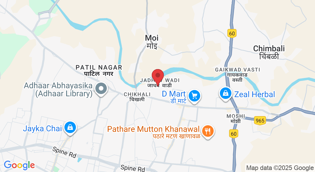 Gat No. 76, 2 (P, off Dehu - Alandi Road, Jadhav Wadi, Chikhali, pune, Pimpri-Chinchwad, Maharashtra 411062, India