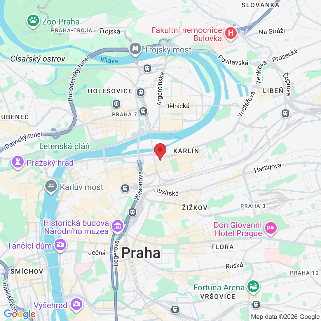 3, Pobřežní 620, 186 00 Praha 8-Karlín, Česko