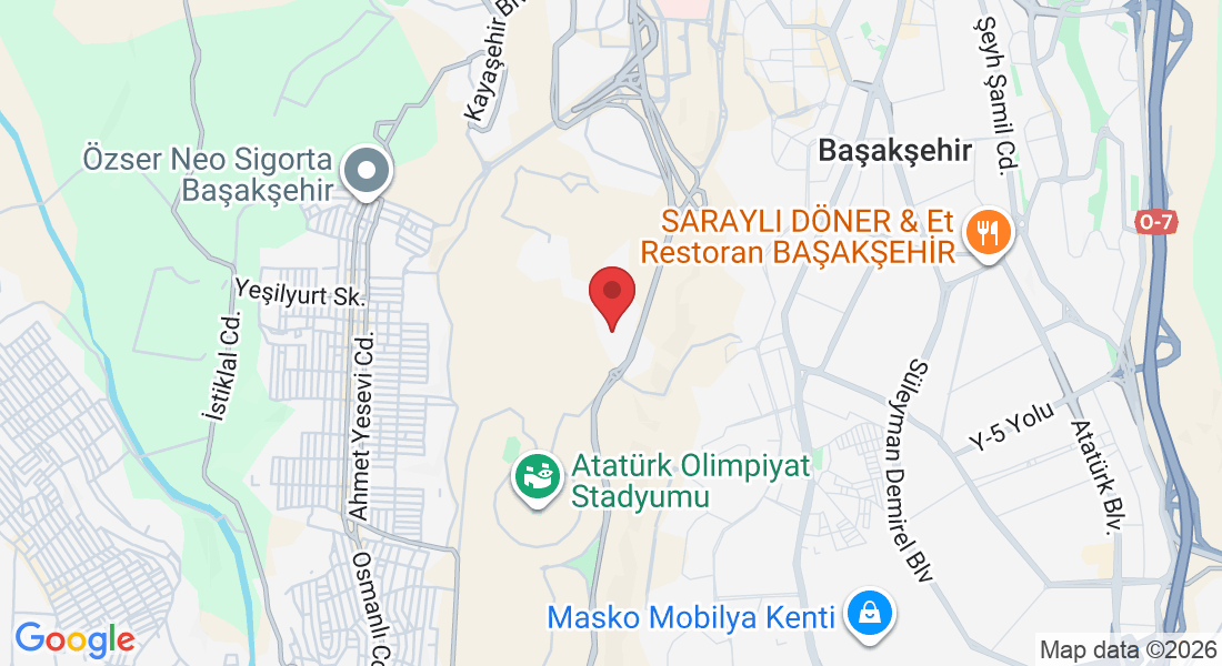 Mavera Comfort, Ziya Gökalp, Olimpiyat Stadı Yolu No:26 NO:4 DB, 34494 Başakşehir/İstanbul, Türkiye