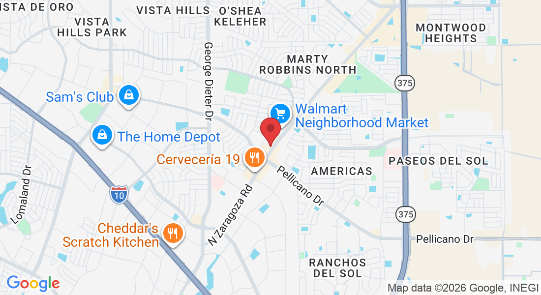 1523 N Zaragoza Rd, El Paso, TX 79936, USA