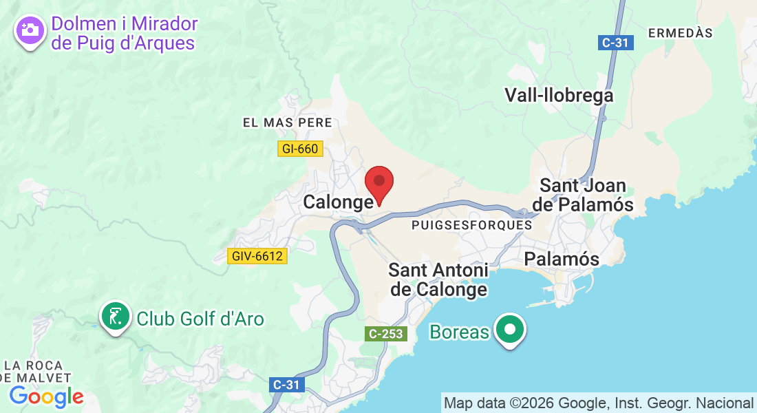 Carrer Dr. Josep Trueta, 2, 17251 Calonge, Girona, España