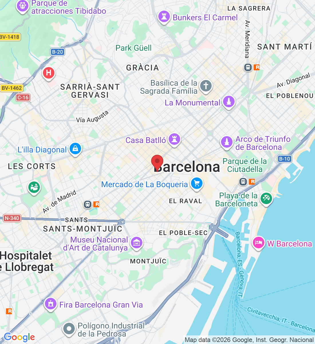 C/ de Muntaner, 55, Eixample, 08011 Barcelona, España