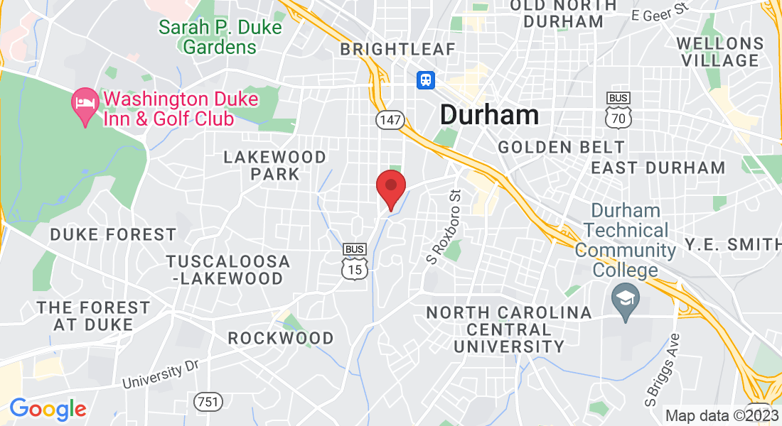 1231 University Dr, Durham, NC 27707, USA