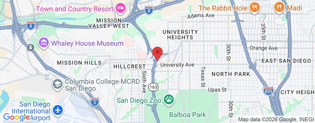 1050 University Ave suite e107 852, San Diego, CA 92103, USA