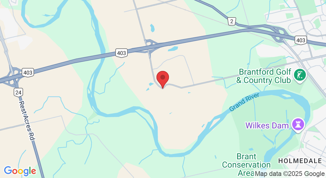 Hardy Rd & Oak Park Rd, Brantford, ON N3V 6T1, Canada