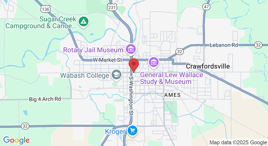 111 E Wabash Ave, Crawfordsville, IN 47933, USA