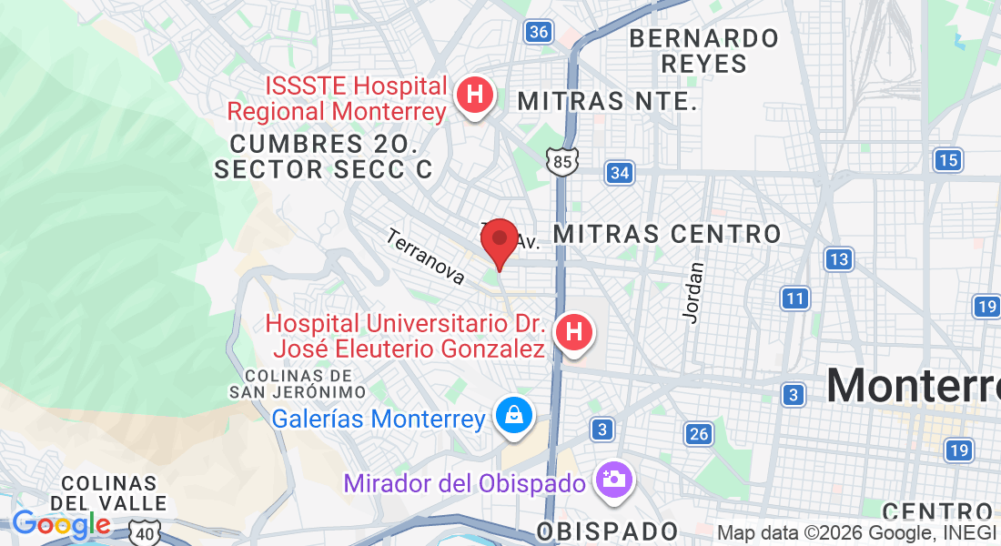 Enrique C. Pablo Livas 395, Cumbres 1º Sector, 64610 Monterrey, N.L., México