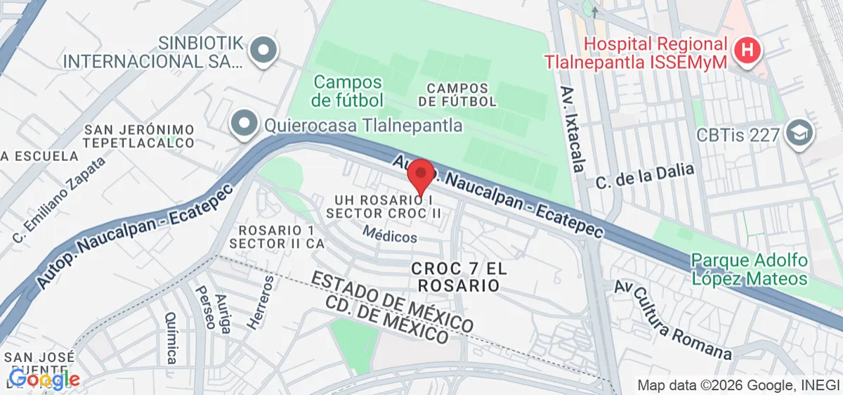 C. Estibadores, Rosario 1 Sector III C, 54090 Tlalnepantla, Méx., México