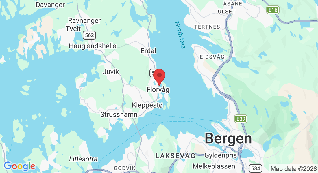 Florvågvegen 109, 5305 Florvåg, Norge