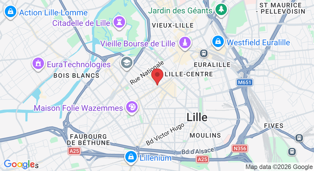 188 Rue Solférino, 59800 Lille, France