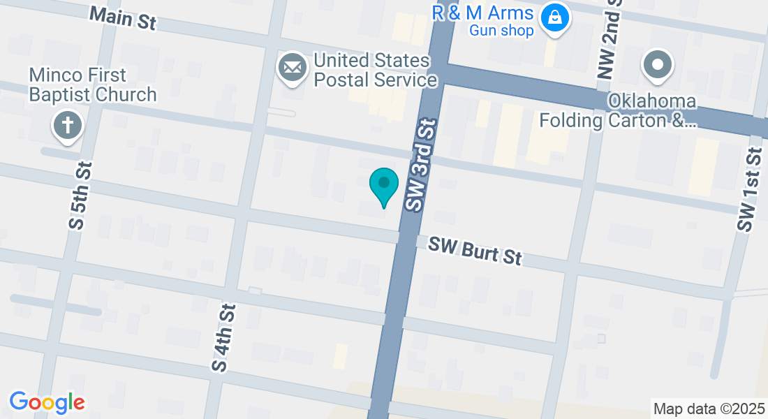 107 SW 3rd St, Minco, OK 73059, USA