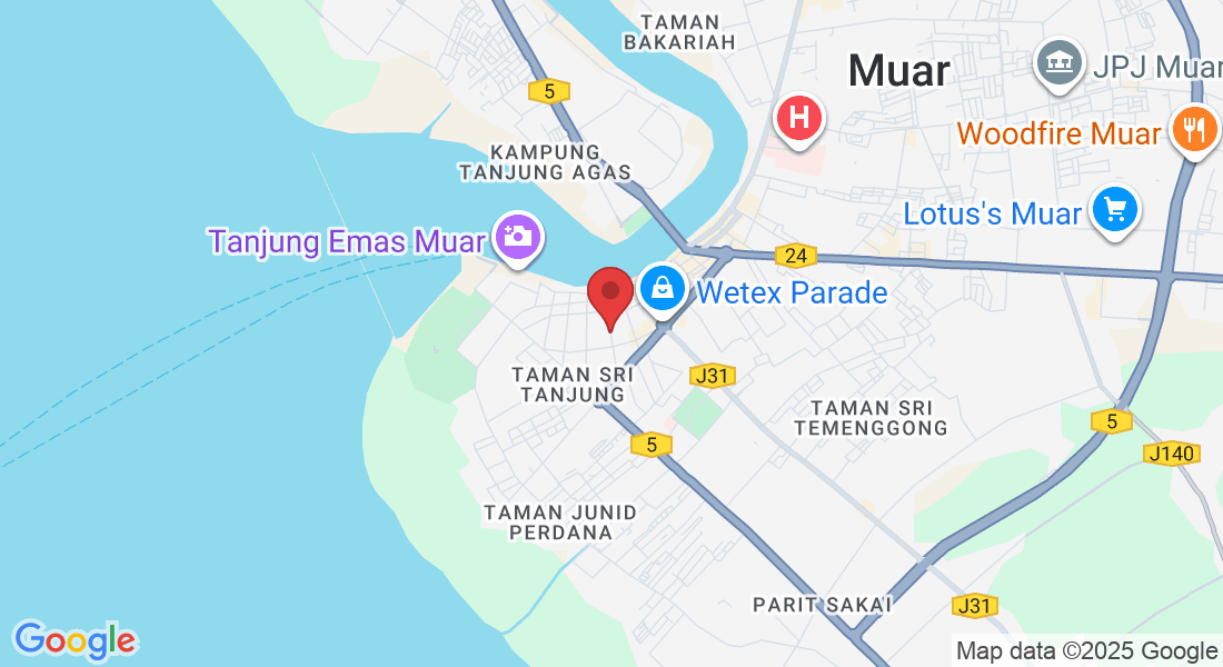 Jalan Mohamadiah, Taman Sri Tanjung, 84000 Muar, Johor Darul Ta'zim, Malaysia