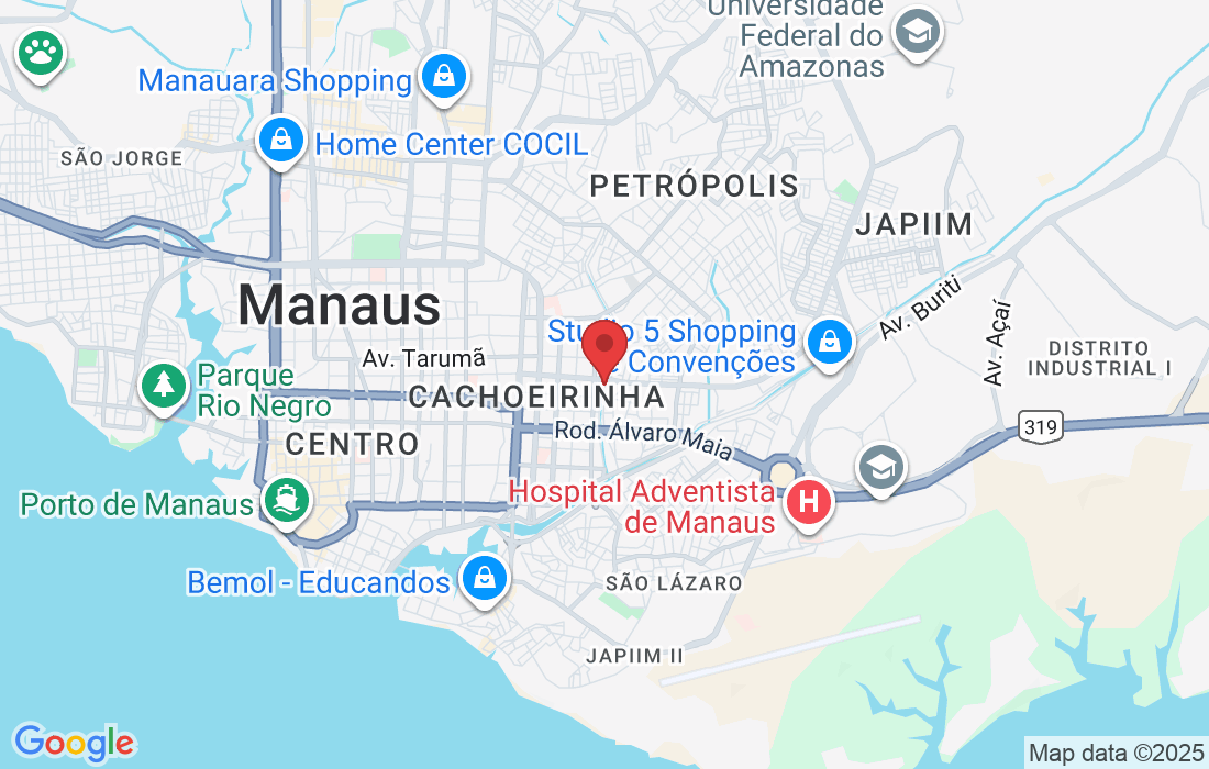 Av. Marquês da Silveira - Cachoeirinha, Manaus - AM, 69068-630, Brasil