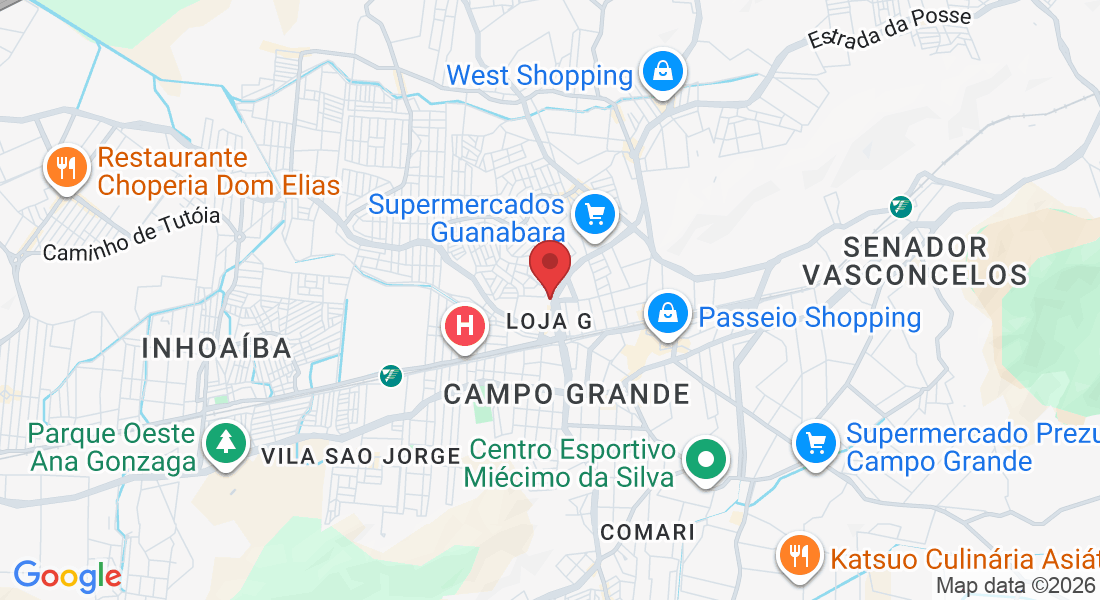 Estr. Rio do A, 777 - Campo Grande, Rio de Janeiro - RJ, 23080-300, Brasil