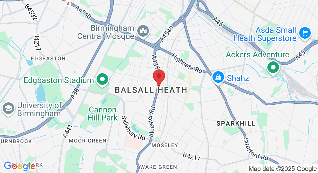 536 Moseley Rd, Balsall Heath, Birmingham B12 9AE, UK