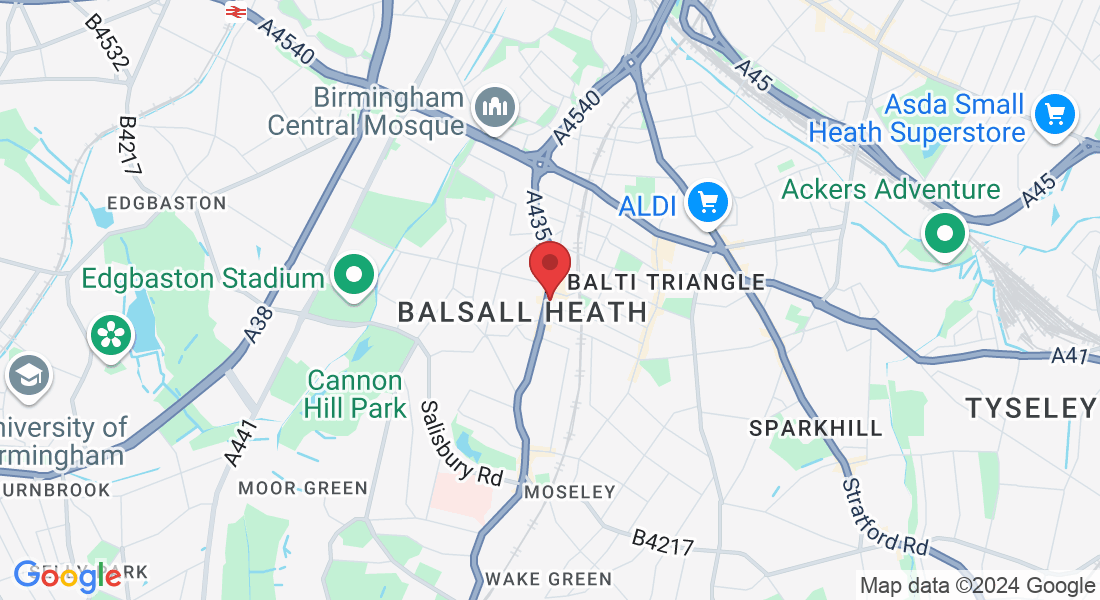 536 Moseley Rd, Balsall Heath, Birmingham B12 9AE, UK