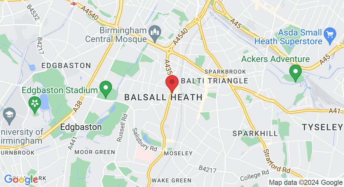 536 Moseley Rd, Balsall Heath, Birmingham B12 9AE, UK
