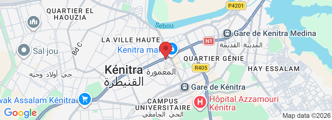 7C57+FPG, Kénitra, Maroc