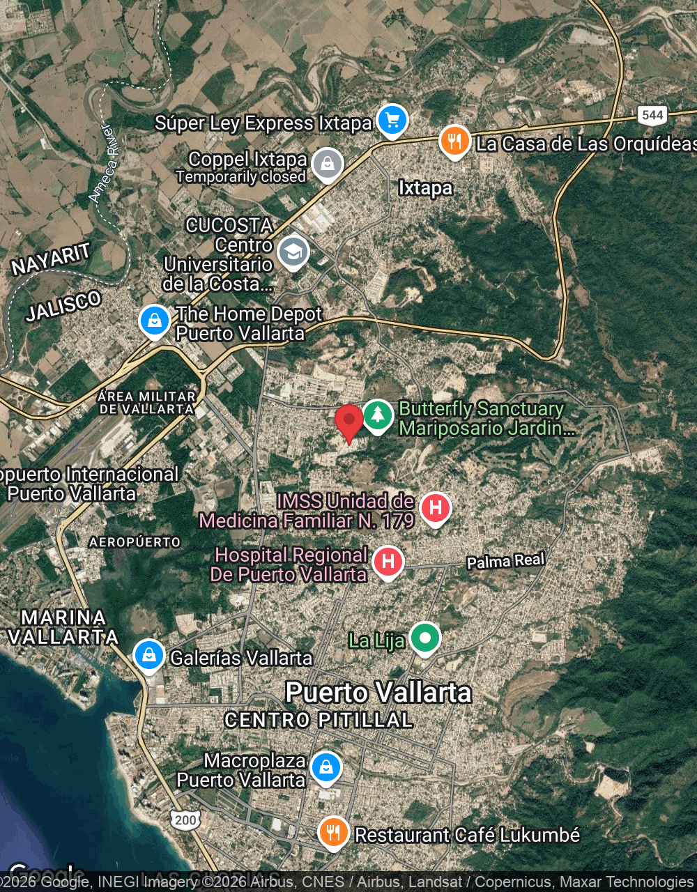 Colinas de San Javier 838, Fracc colonias de la bahía, 48290 Puerto Vallarta, Jal., México