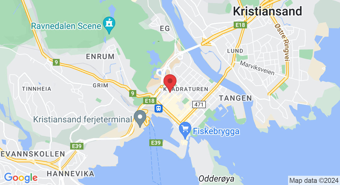 Kristian IVs gate 27, 4612 Kristiansand, Norge