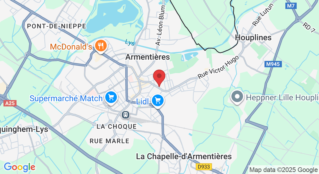 49 Rue Jean Jaurès, 59280 Armentières, France