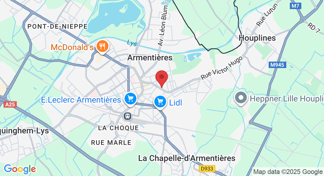 49 Rue Jean Jaurès, 59280 Armentières, France