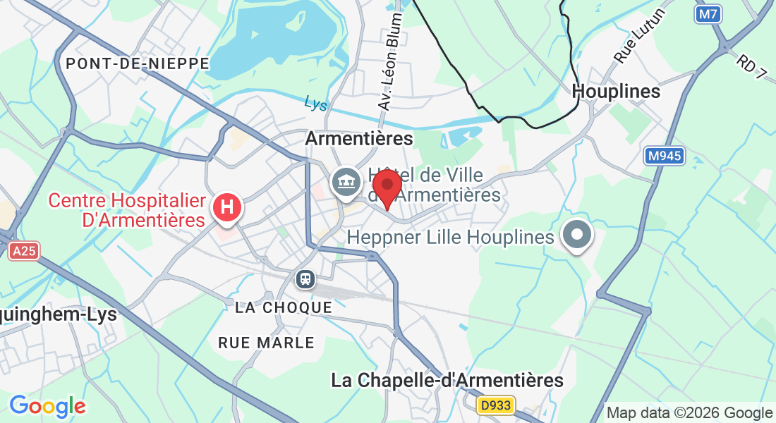 49 Rue Jean Jaurès, 59280 Armentières, France