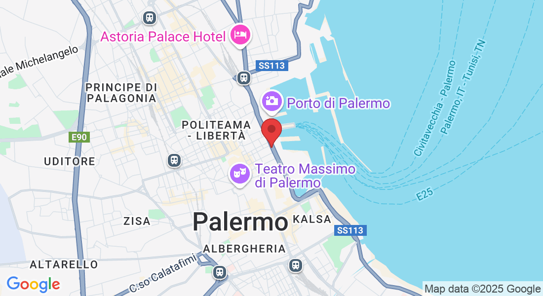 Via Francesco Crispi, 126, 90139 Palermo PA, Italia