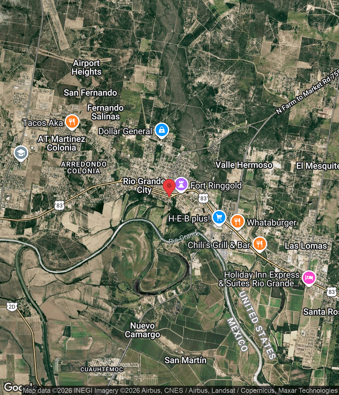 US-83, Rio Grande City, TX, USA