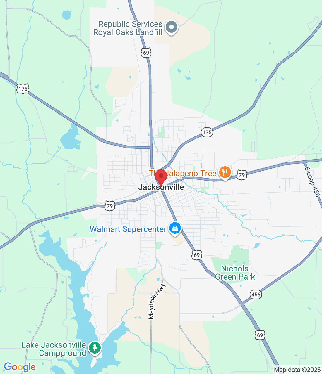 Jacksonville, TX 75766, USA