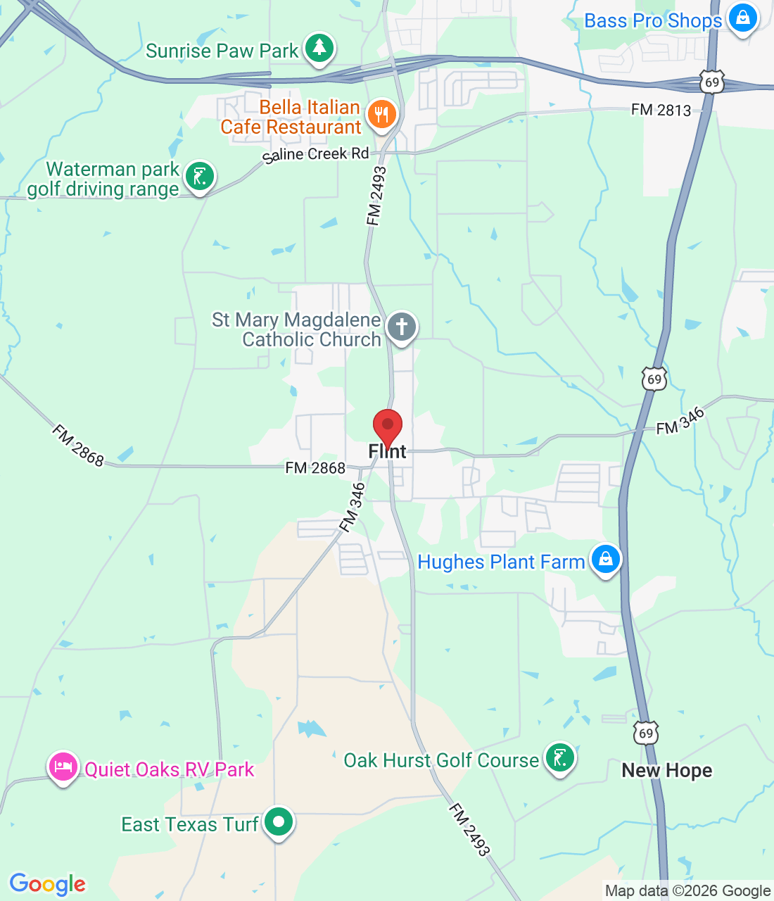 Flint, TX 75762, USA