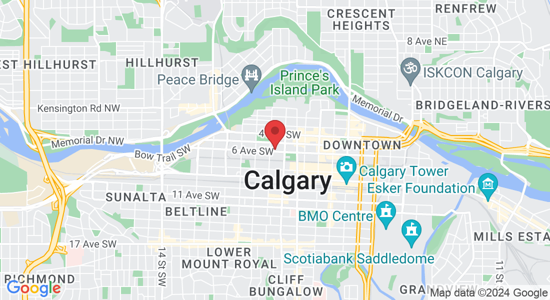 630 6 Ave SW #1260, Calgary, AB T2P, Canada