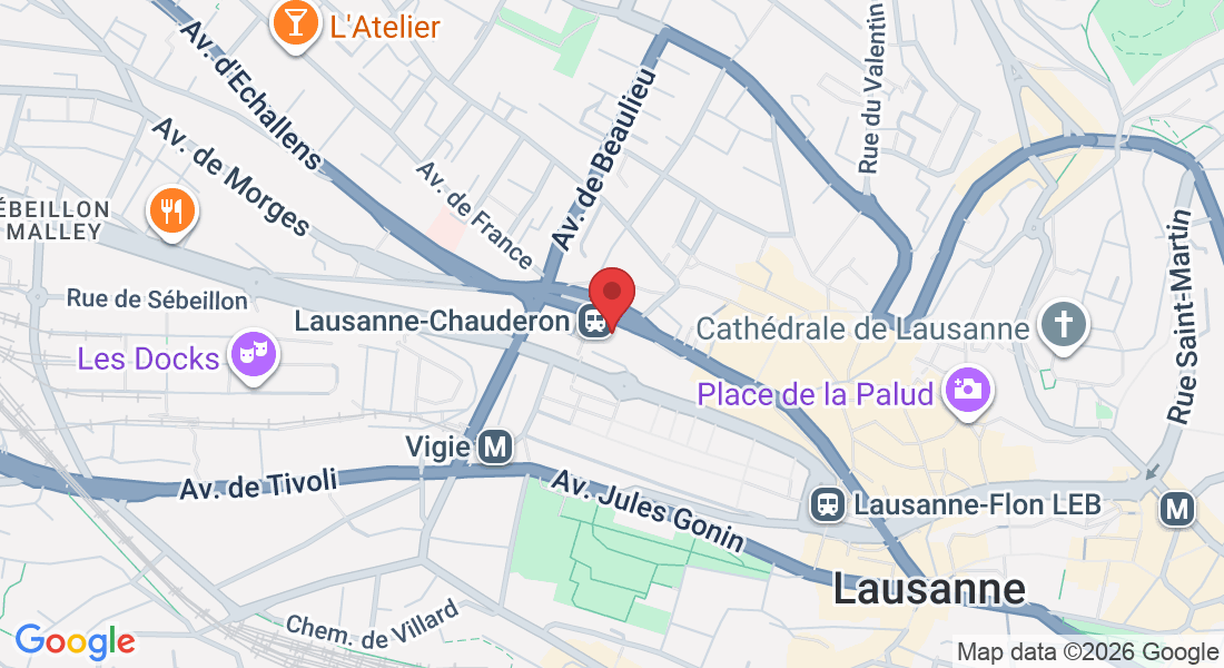 Pl. Chauderon 3, 1003 Lausanne, Suisse