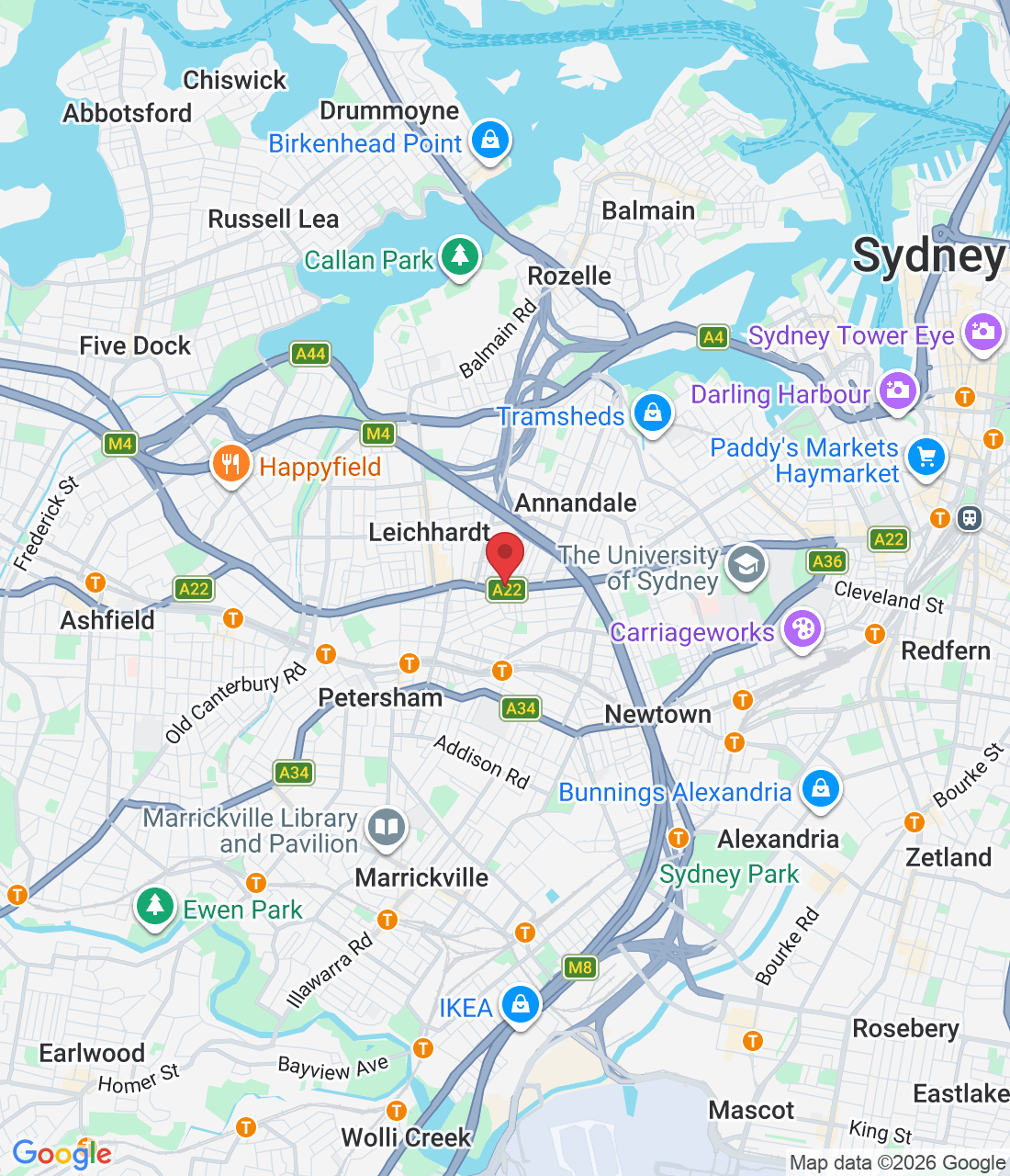 205-207 Parramatta Rd, Annandale NSW 2038, Australia