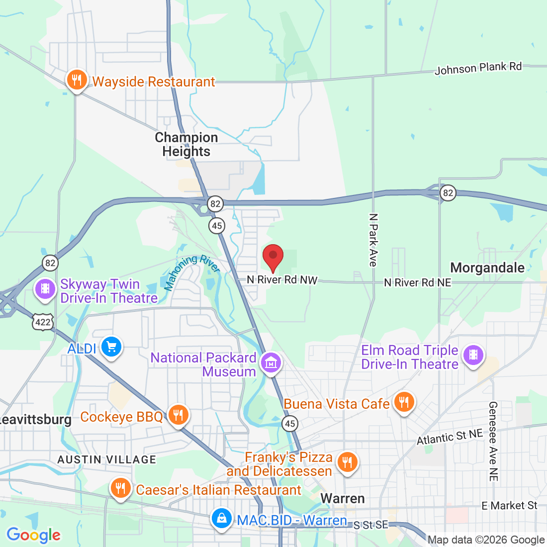 754 N River Rd NW, Warren, OH 44483, EE. UU.