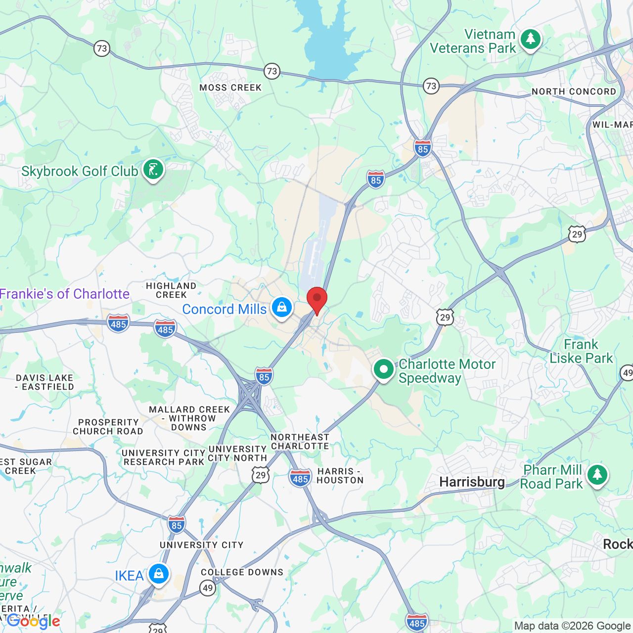 7831 Gateway Ln NW, Concord, NC 28027, USA