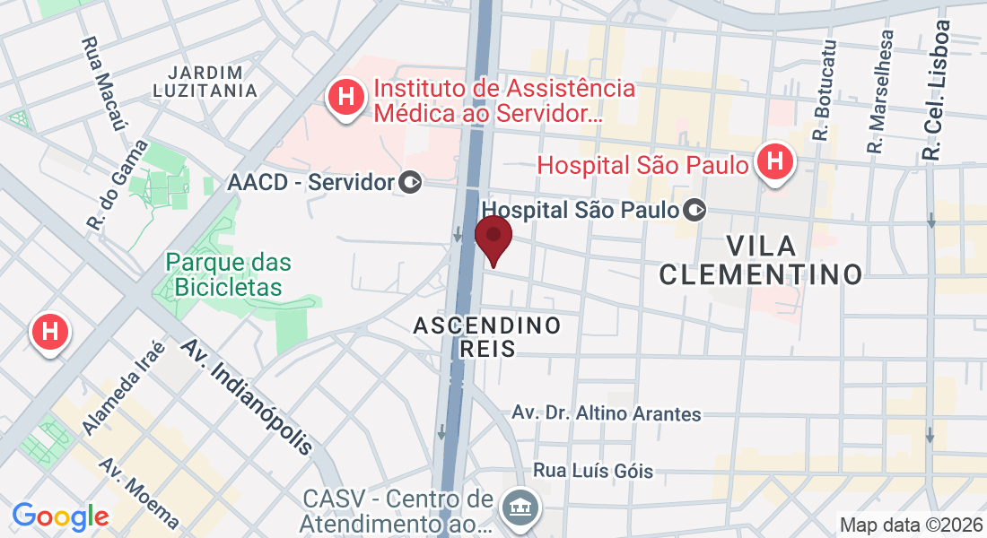 R. Agostinho Rodrigues Filho, 550 - Vila Clementino, São Paulo - SP, 04026-040, Brasil