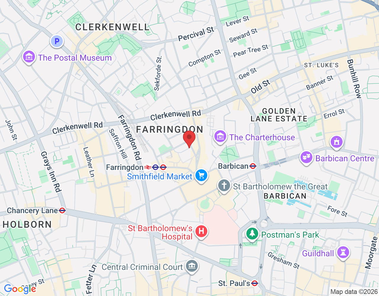 5 St John's Ln, London EC1M 4BH, UK