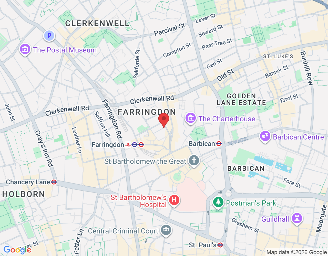 5 St John's Ln, London EC1M 4BH, UK