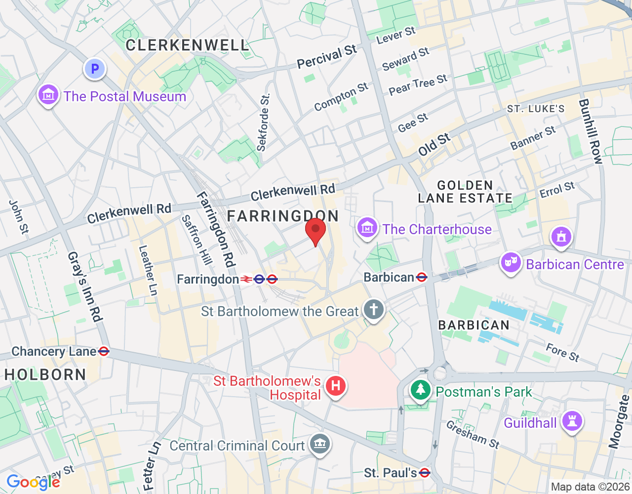 5 St John's Ln, London EC1M 4BH, UK