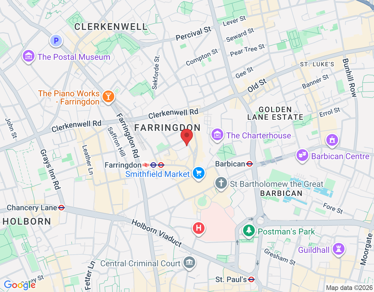 5 St John's Ln, London EC1M 4BH, UK