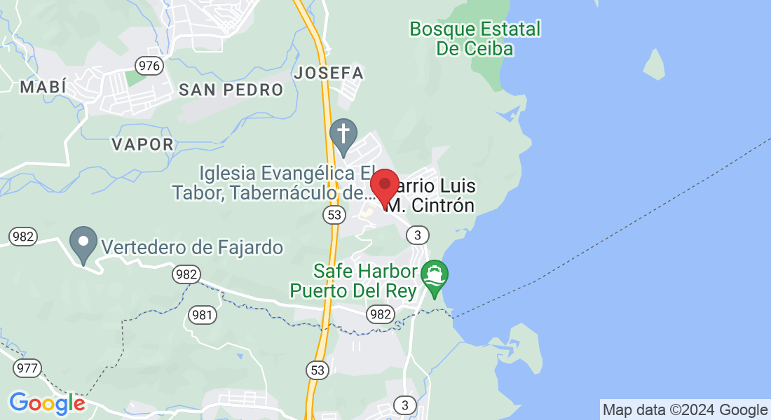 79W4+FW3, Barrio Luis M. Cintrón, Fajardo 00738, Puerto Rico