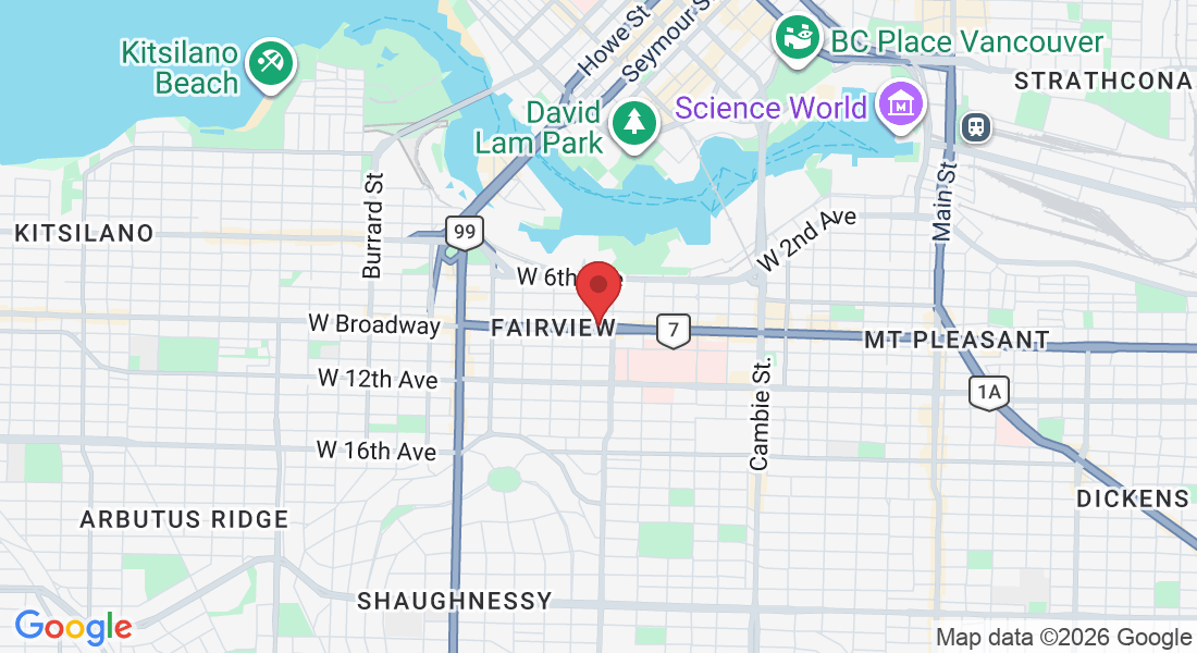 1055 W Broadway #101, Vancouver, BC V6H 1E2, Canada