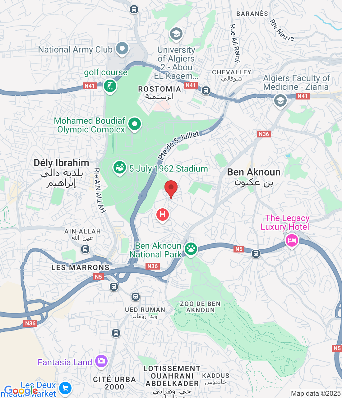Q242+XW2, Ben Aknoun 16028, Algeria